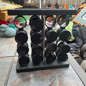 Black Spice Rack Organizer